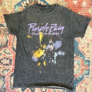 PRINCE Purple Rain Faded Tee Sz S